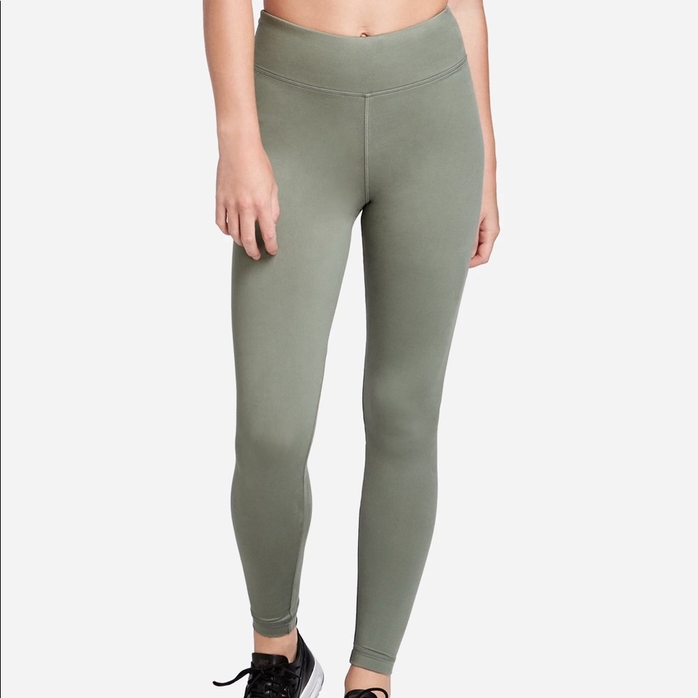 High-waisted Agave Green Leggings